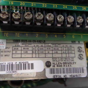 Allen Bradley AC Drive 1336 impact 1336S-B025-AA-EN-HA2-L6 Ser.B GEB