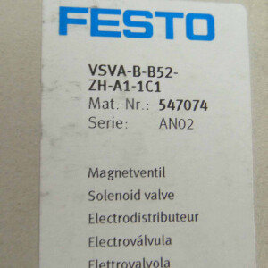 Festo Magnetventil VSVA-B-B52-ZH-A1-1C1 547074 OVP