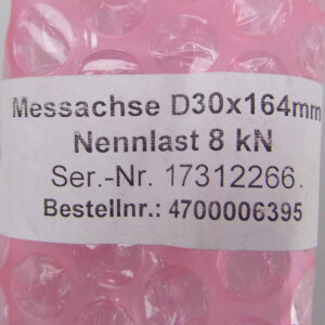 IFF Lastmessachse MA D30x164mm 4700006395 8kN NOV