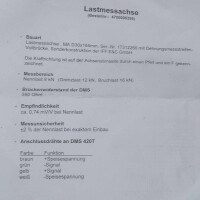 IFF Lastmessachse MA D30x164mm 4700006395 8kN NOV