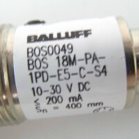 Balluff Lichttaster BOS0049 BOS 18M-PA-1PD-E5-C-S4 OVP
