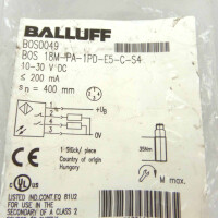 Balluff Lichttaster BOS0049 BOS 18M-PA-1PD-E5-C-S4 OVP