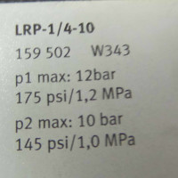 Festo Präzisions-Druckregelventil LRP-1/4-10 159502 GEB