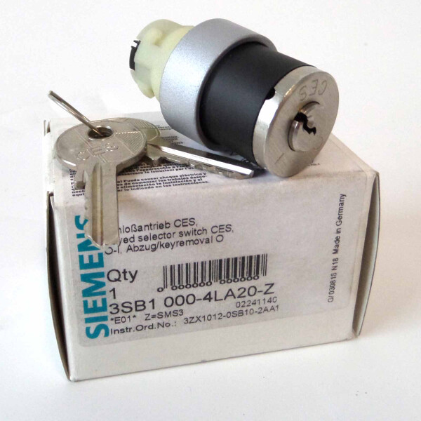 Siemens Schlossantrieb 3SB1000-4LA20-Z Z=SMS3 OVP