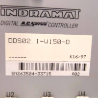 INDRAMAT Servo-Controller DDS02.1-W150-D GEB
