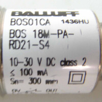 Balluff Lichttaster BOS01CA BOS 18M-PA-RD21-S4 NOV
