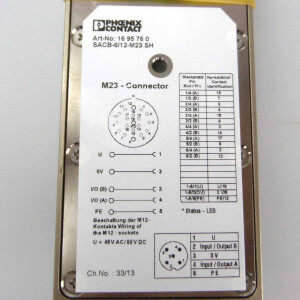 Phoenix Contact Sensor-/Aktor-Box SACB-6/12-M23 SH 1695760 OVP