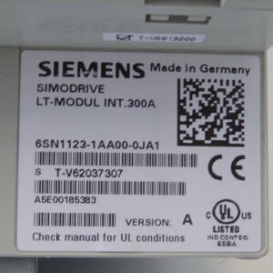 Simodrive 611 LT-Modul 6SN1123-1AA00-0JA1 Vers. A GEB