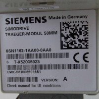 Simodrive 611 Träger-Modul 6SN1162-1AA00-0AA0 Vers. A GEB