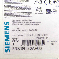 Siemens Koppelrelais 3RS1800-2AP00 OVP