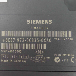 Simatic S7 TS Adapter II 6ES7 972-0CB35-0XA0 E-Stand:01 GEB