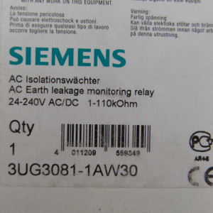 Siemens DC Isolationswächter 3UG3081-1AW30 OVP
