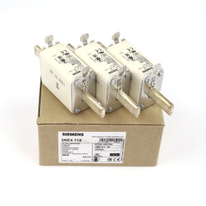 Siemens Sitor Sicherungseinsatz 3NE4 118 (3Stk.) OVP
