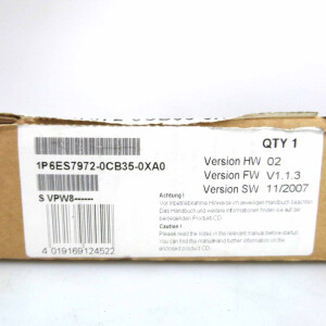 Simatic S7 TS Adapter II 6ES7 972-0CB35-0XA0 E-Stand:02 OVP