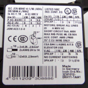 Siemens Schütz 3RT1316-2AP00 230V 50/60Hz OVP