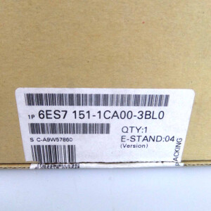 Simatic S7 ET200S 6ES7 151-1CA00-3BL0 E-Stand:04 OVP