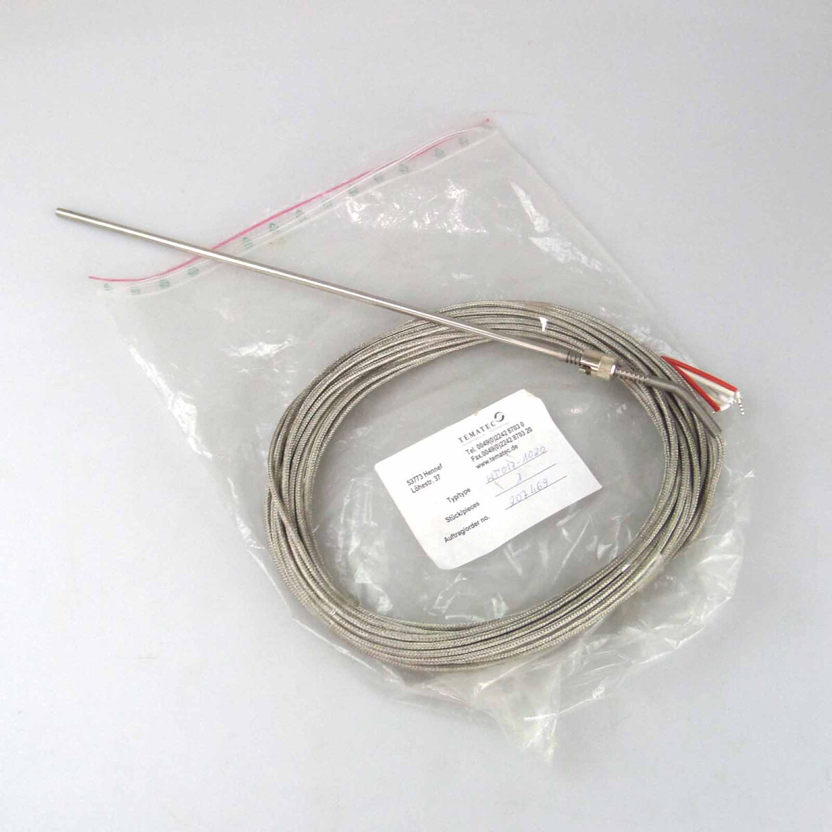 Tematec Einsteck-Widerstandselement WT017-1020 OVP