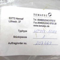 Tematec Einsteck-Widerstandselement WT017-1020 OVP
