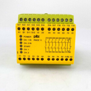 Pilz Sicherheitsrelais PNOZ 11 24VAC 24VDC 7n/o 1n/c 774080 GEB