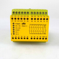 Pilz Sicherheitsrelais PNOZ 11 24VAC 24VDC 7n/o 1n/c 774080 GEB