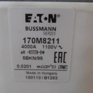EATON BUSSMANN Sicherung 170M8211 4000A 1100V OVP