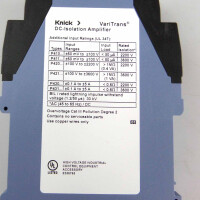 Knick DC-Isolations Verstärker P41167 D1 78281 OVP