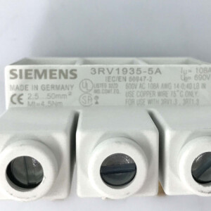 Siemens 3-Phasen-Einspeiseklemme  3RV1935-5A (2Stk.) OVP