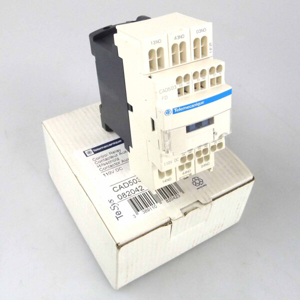 Telemecanique Hilfsschütz CAD503FD 082042 110VDC OVP