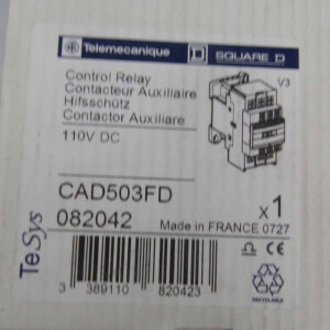 Telemecanique Hilfsschütz CAD503FD 082042 110VDC OVP