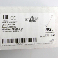 STEGO LED-Leuchte LED 025 02541.0-01 100-240V 50/60Hz 5W OVP