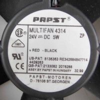 papst Lüfter 4314 24V GEB