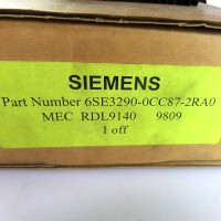 Siemens Bremswiderstand 6SE3290-0CC87-2RA0 OVP