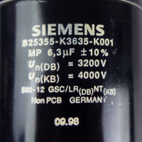 Siemens Kondensator B25355-K3635-K001 NOV