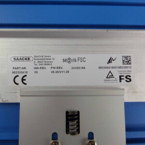 SAACKE Brennersteuerung se@vis FSC ECC-60-0-AA-20-50-0-0-C-30-30 7-8394-40 EC-00-01 GEB