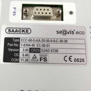 SAACKE Brennersteuerung se@vis FSC ECC-60-0-AA-20-50-0-0-C-30-30 7-8394-40 EC-00-01 GEB