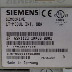 Simodrive 611 LT-Modul 6SN1123-1AA00-0DA1 Vers. A #K2 GEB
