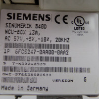Siemens Sinumerik 840D NCU-Box 6FC5247-0AA00-0AA2 Vers.G GEB