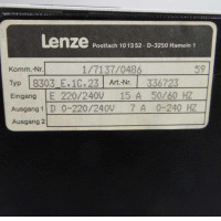 Lenze Frequenzumrichter 8300 8303_E.1C.23 336723 GEB