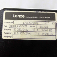 Lenze Frequenzumrichter 8300 8303_E.1C.23 336723 #K2 GEB