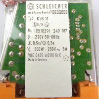 SCHLEICHER Relais KSB11 10518391-349 0,5s OVP