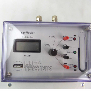 Keller Lufttechnik GmbH Differenzdruck-Regler 8279361.0000 9505300221 0-25mbar OVP