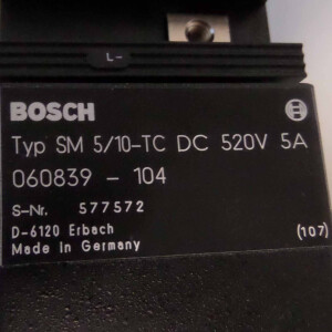 Bosch Servomodul SM 5/10-TC 060839-104 GEB