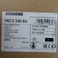 Siemens Sitor Sicherungseinsatz 3NC3 340-6U (2Stk.) OVP