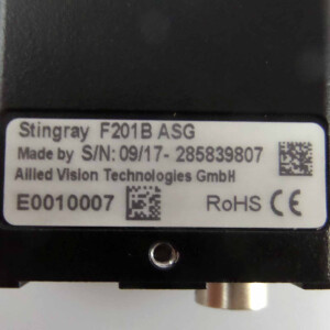 Allied Vision Kamera Stingray F201B ASG #K2 GEB