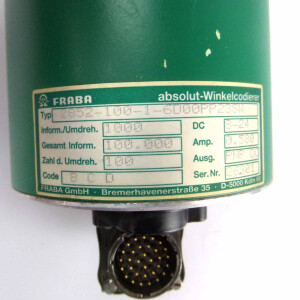 Fraba GmbH absolut-Winkelcodierer 2852-100-1-6D00PP23SW GEB
