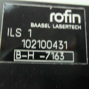 ROFIN ILS 1 B-H-7163 GEB
