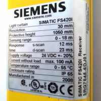 Siemens Simatic Lichtvorhang Empfänger FS420I 3RG7845-6DJ01 NOV
