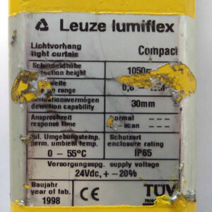 Leuze Lichtvorhang lumiflex Compact Sender CT30-1050 + Empfänger CR30-1050 GEB