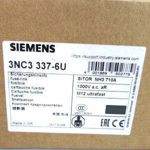 Siemens Sitor Sicherungseinsatz 3NC3 337-6U (2Stk.) OVP