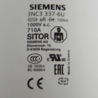 Siemens Sitor Sicherungseinsatz 3NC3 337-6U (2Stk.) OVP